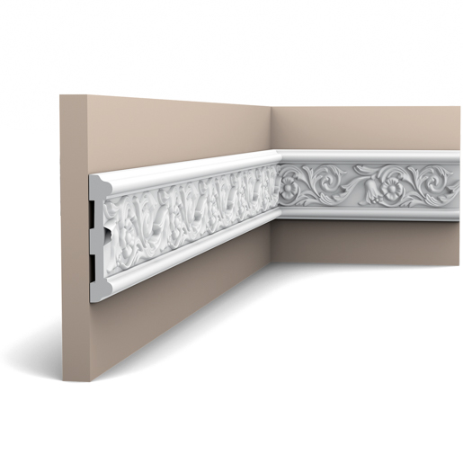 Orac Wandleiste P 7020 200cm 11,0 x 2,0 cm Decken/Friesleis. (Luxxus)